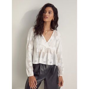 Peplum blouse aritzia Clearance